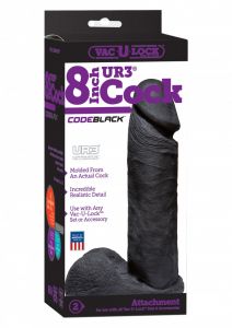 8 inch Cock black