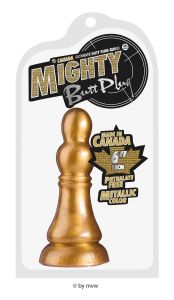 Mighty Butt Plug Metallic Color ca.15.0cm gold NETTO