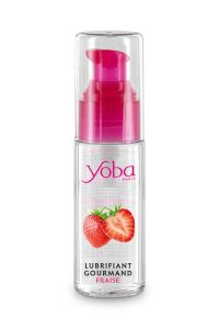 Flacon de lubrifiant fraise 50ml Yoba