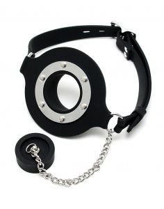 Mouthgag with opening and stopper