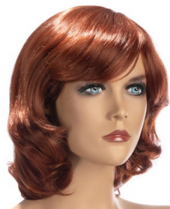PERRUQUE VICTORIA MI-LONGUE ROUX