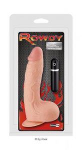 Rowdy Vibrating Dong with Suction Cup ca.24 cm Flesh beige